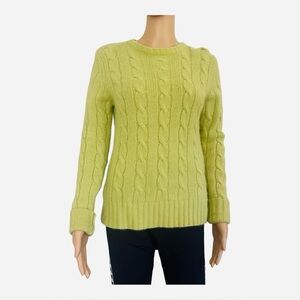Boston Proper winter casual 
lamb’s wool blend sweater M lime green long sleeve
